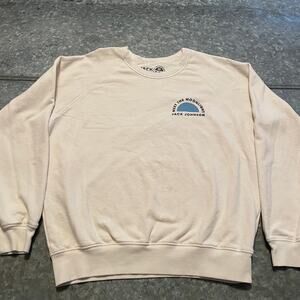 Jack Johnson Meet The Moonlight Sweatshirt Medium Organic Cotton Band Concert